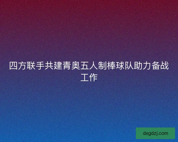 四方联手共建青奥五人制棒球队助力备战工作